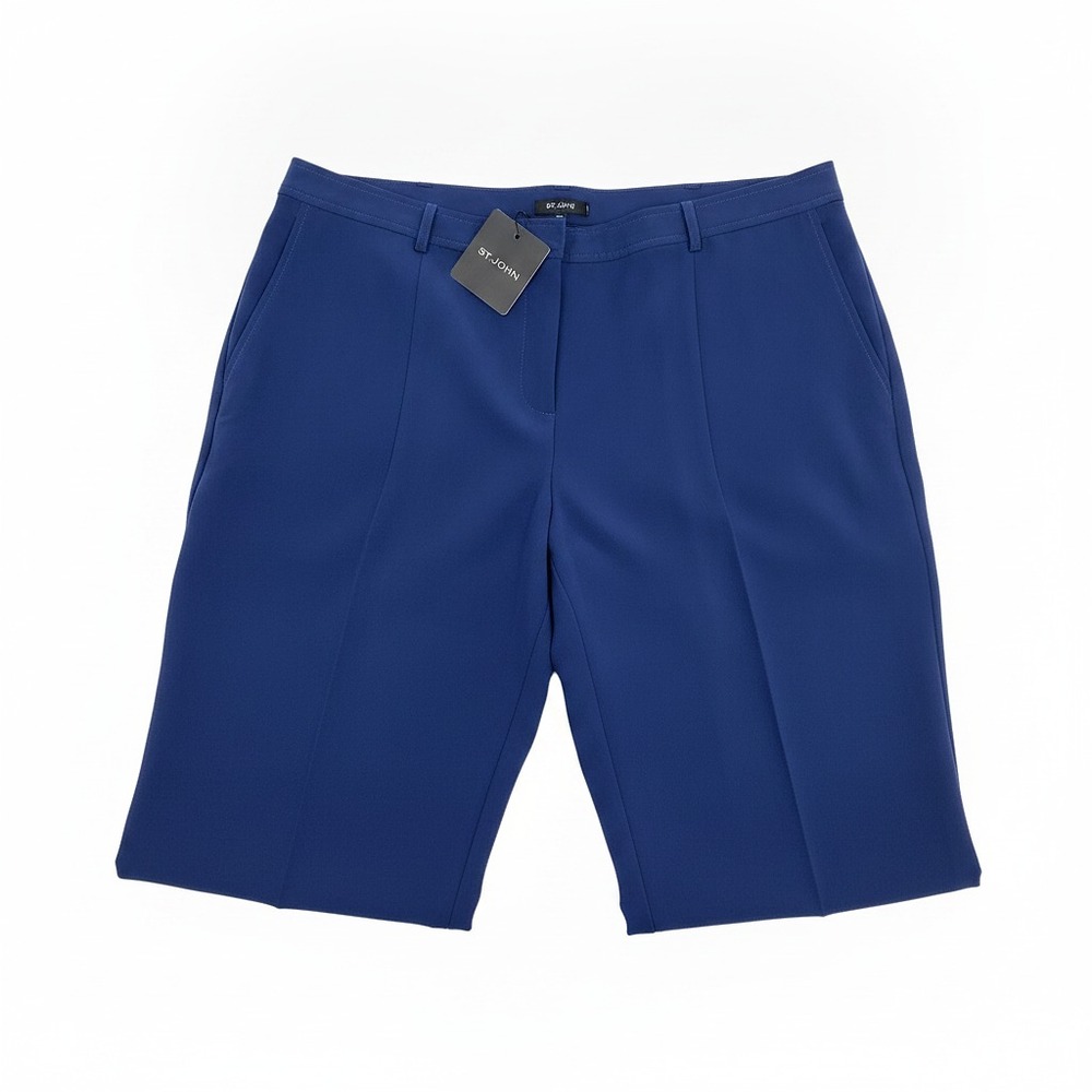 St John Blue Dress Pants Plus | Womens 16